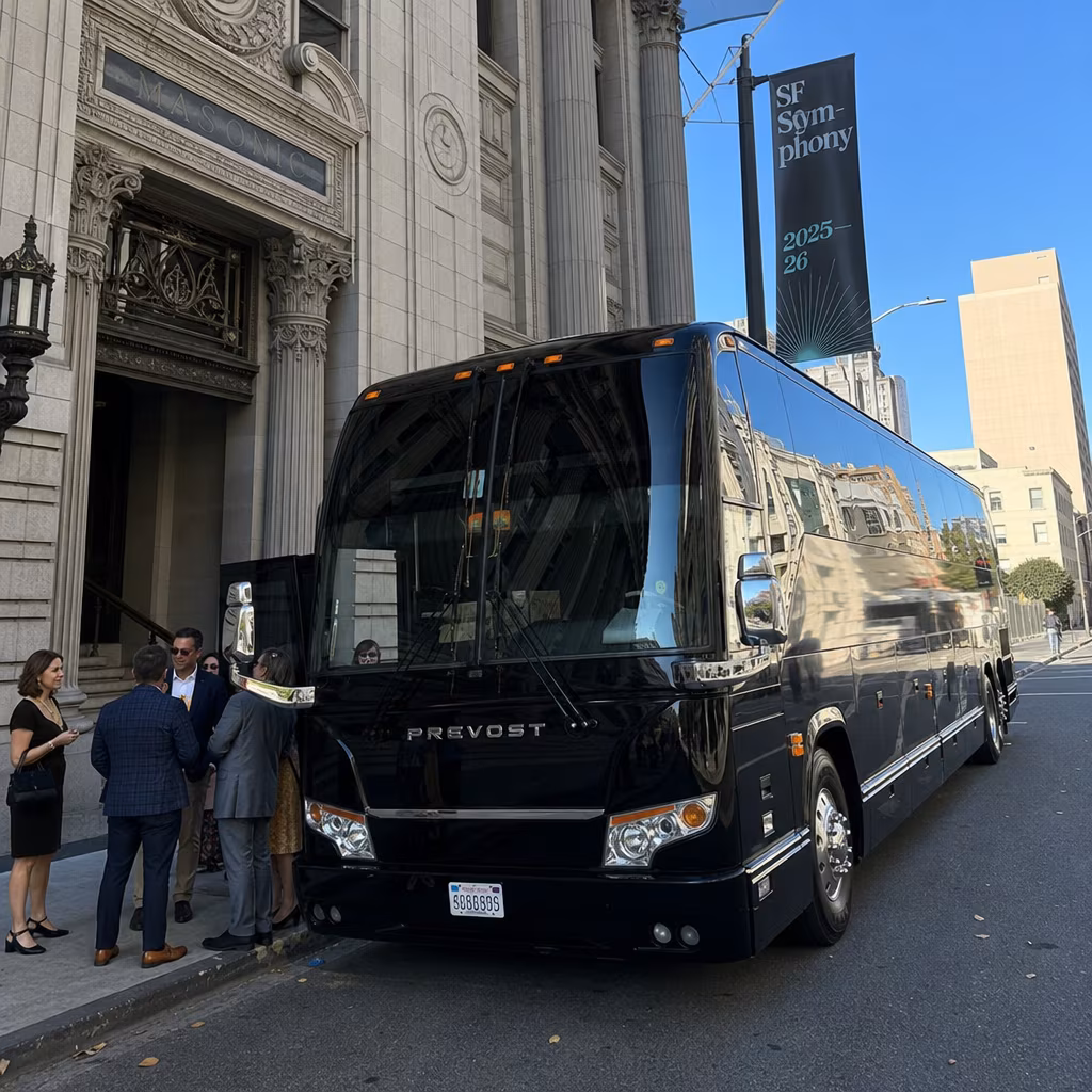 Rent a Bus to The Masonic