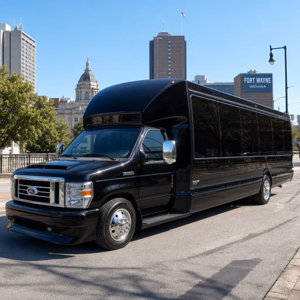 18 Passenger Party Bus Exterior