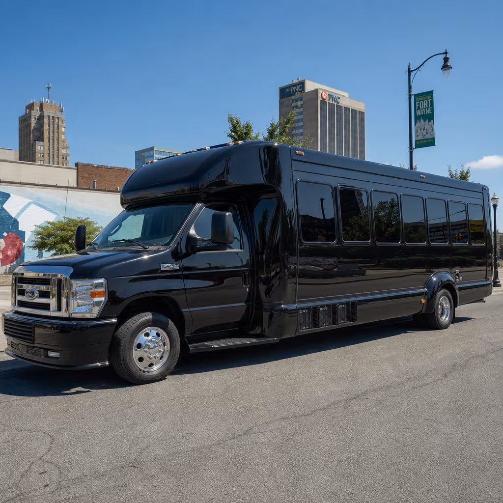 20 Passenger Party Bus Exterior