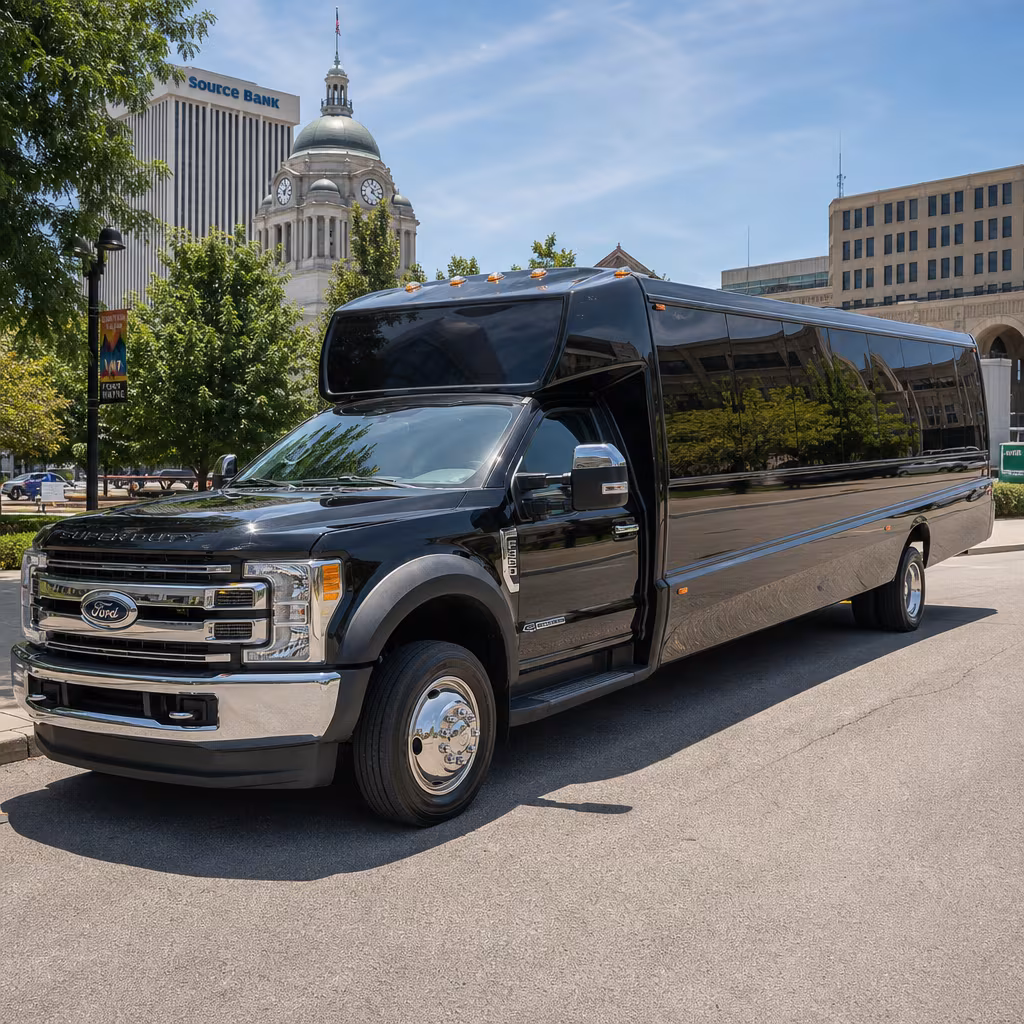 28 Passenger Party Bus Exterior