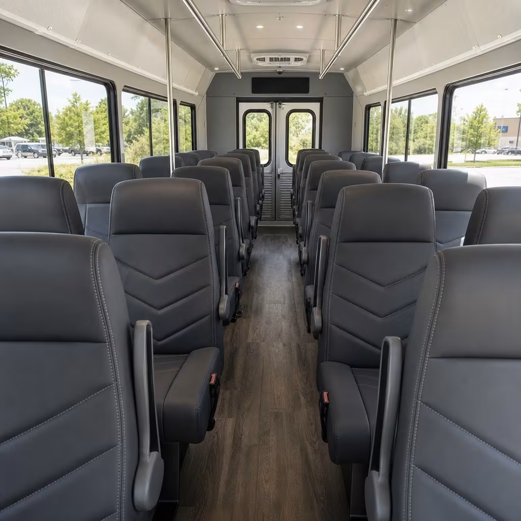15-35 Passenger Minibus Interior