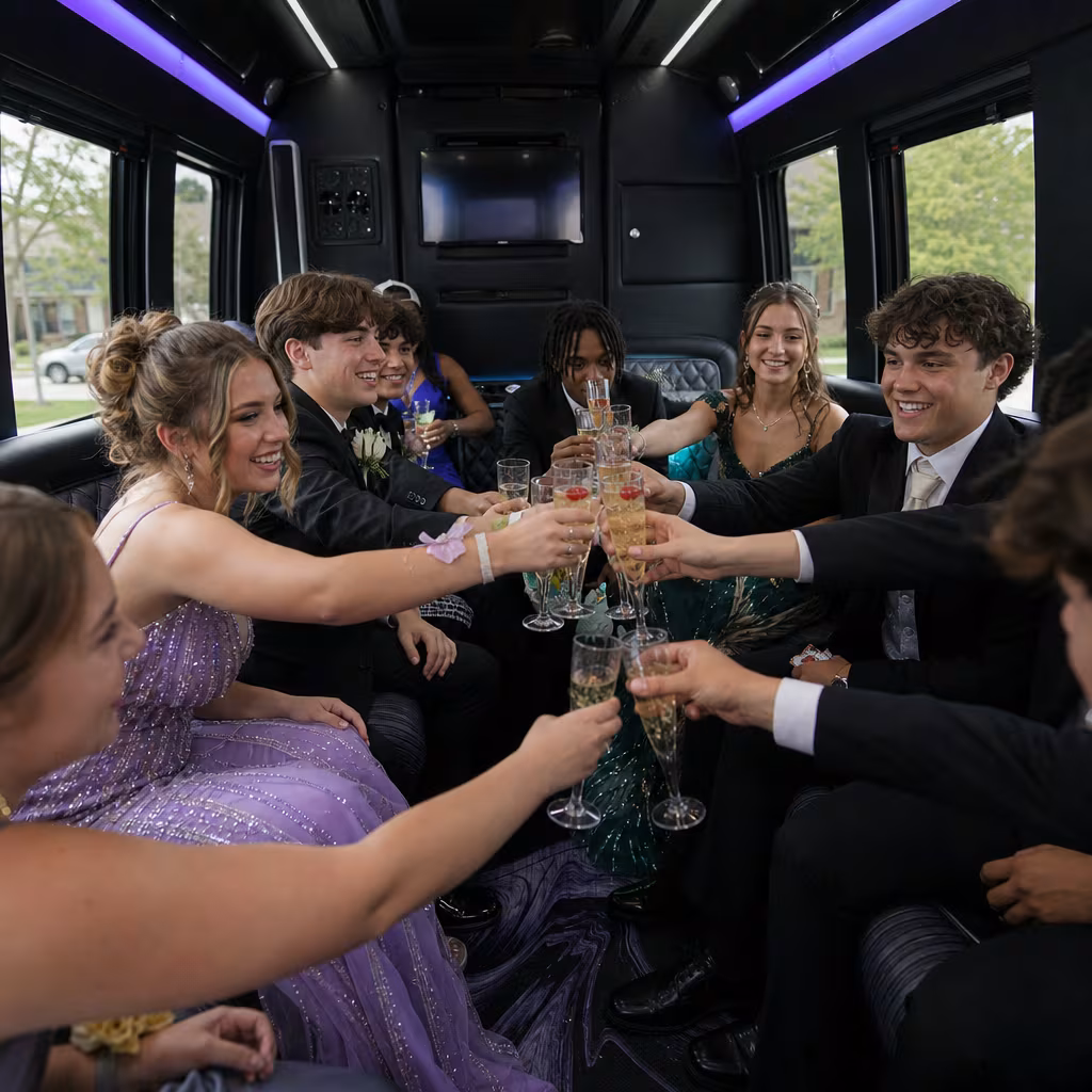 San Francisco Prom & Homecoming Transportation fleet vehicle
