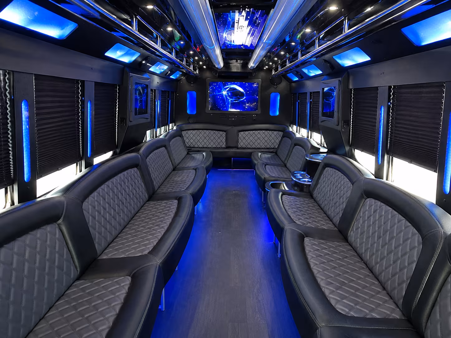 San Francisco Bachelor & Bachelorette Transportation party bus exterior