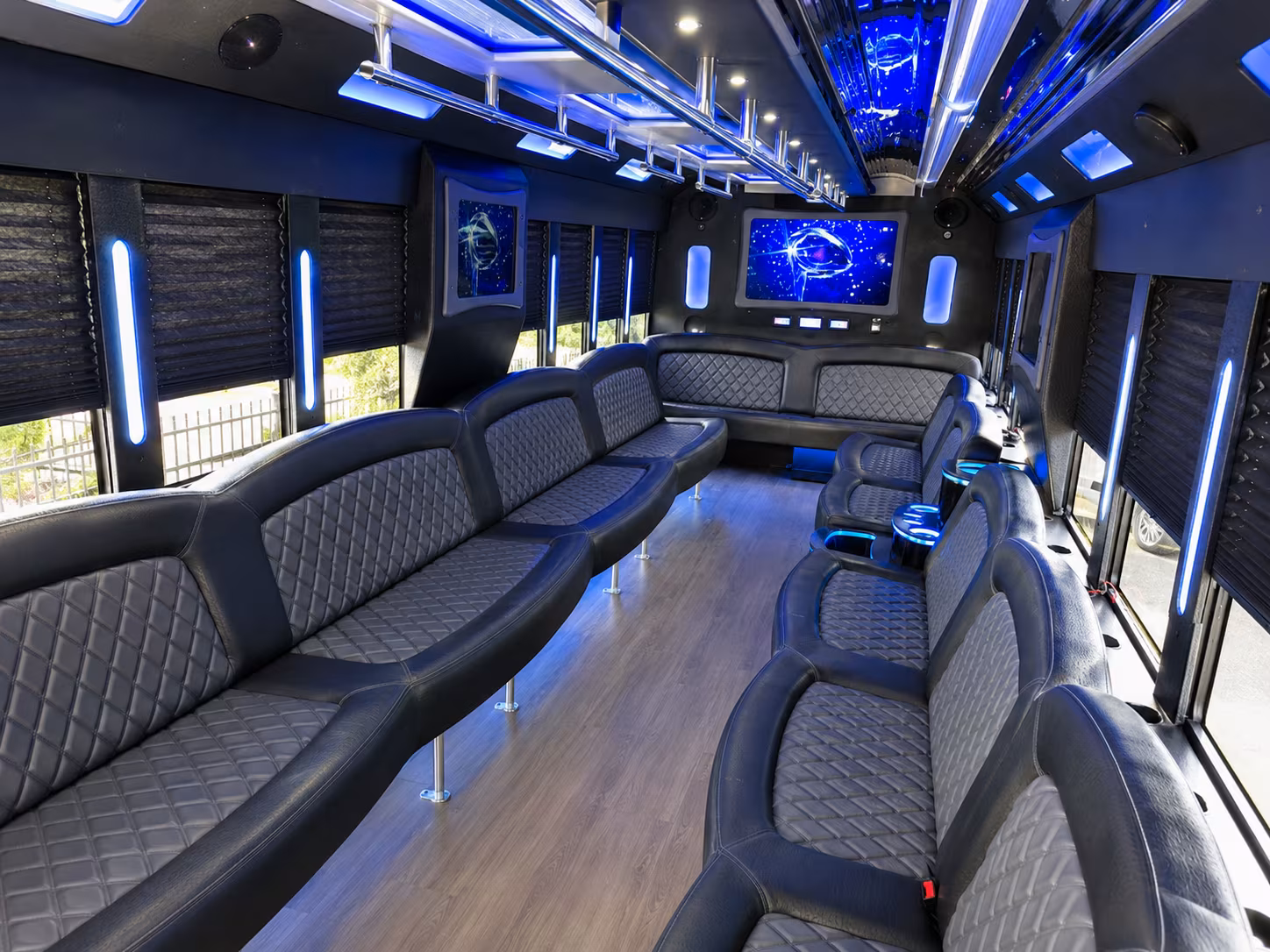 San Francisco Bachelor & Bachelorette Transportation party bus exterior