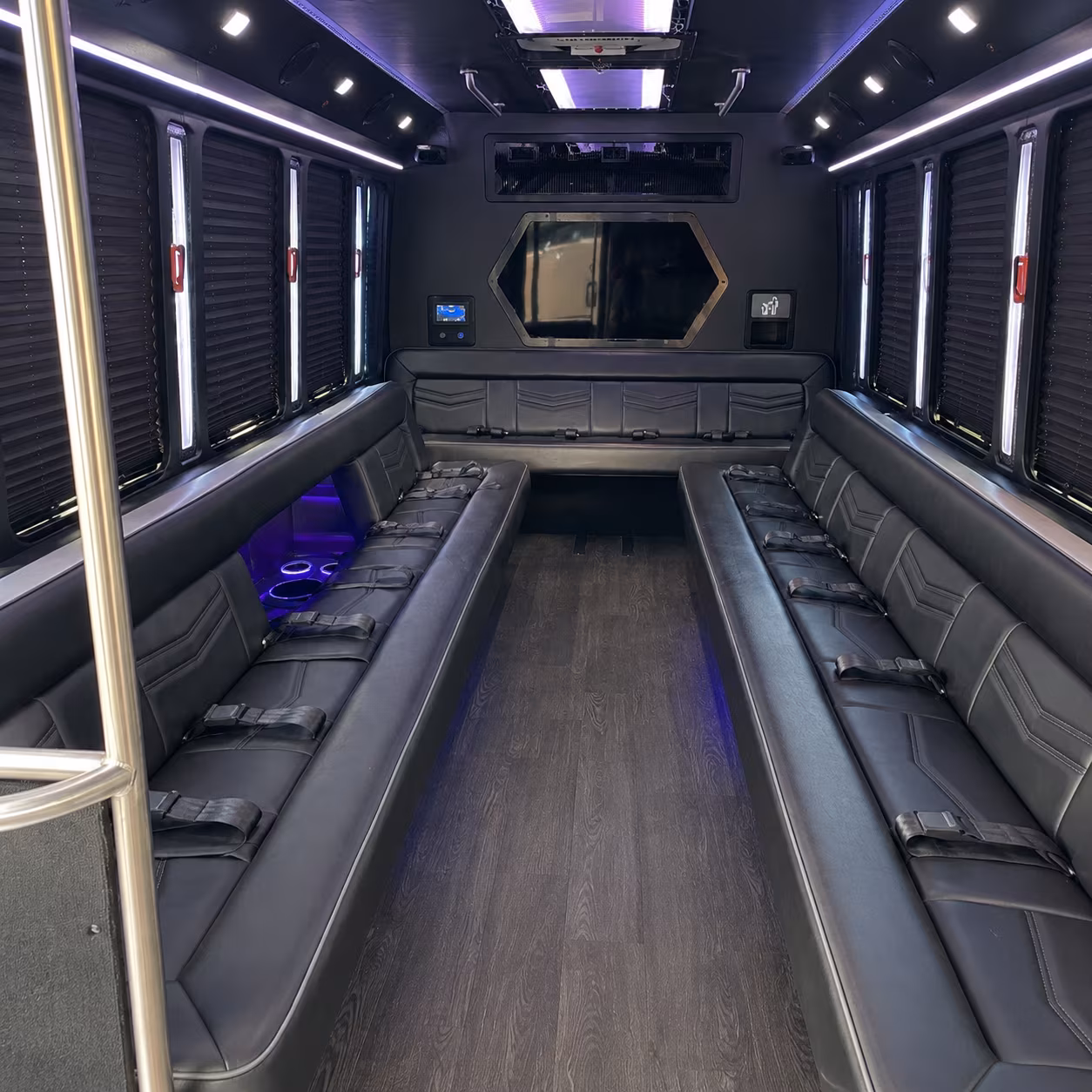 San Francisco Concert & Music Festival Transportation party bus exterior