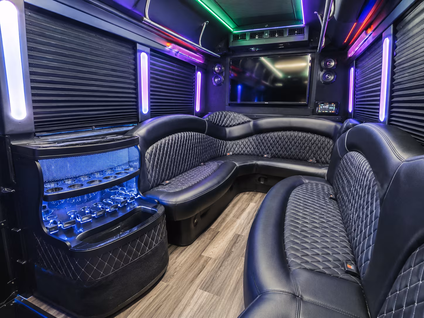 San Francisco Concert & Music Festival Transportation party bus exterior