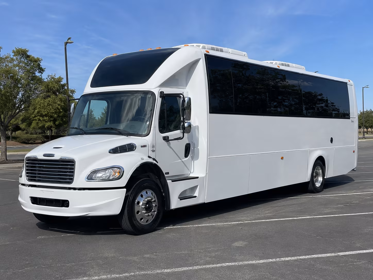 San Francisco Private Event Transportation party bus exterior