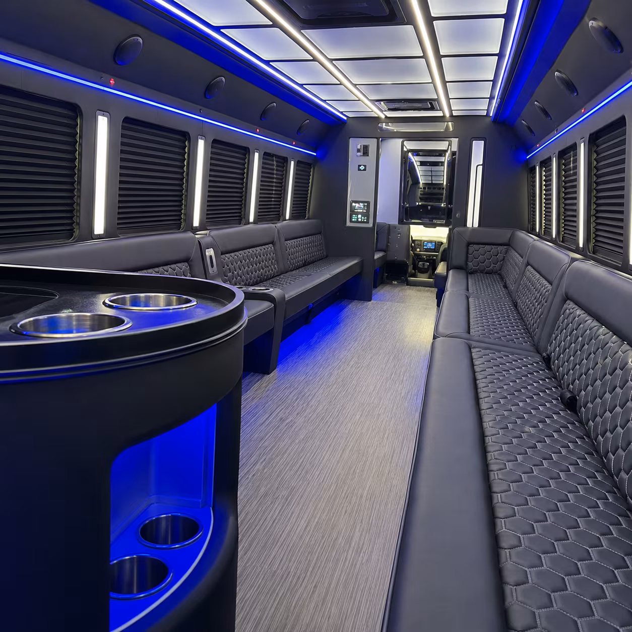 San Francisco Private Event Transportation party bus exterior