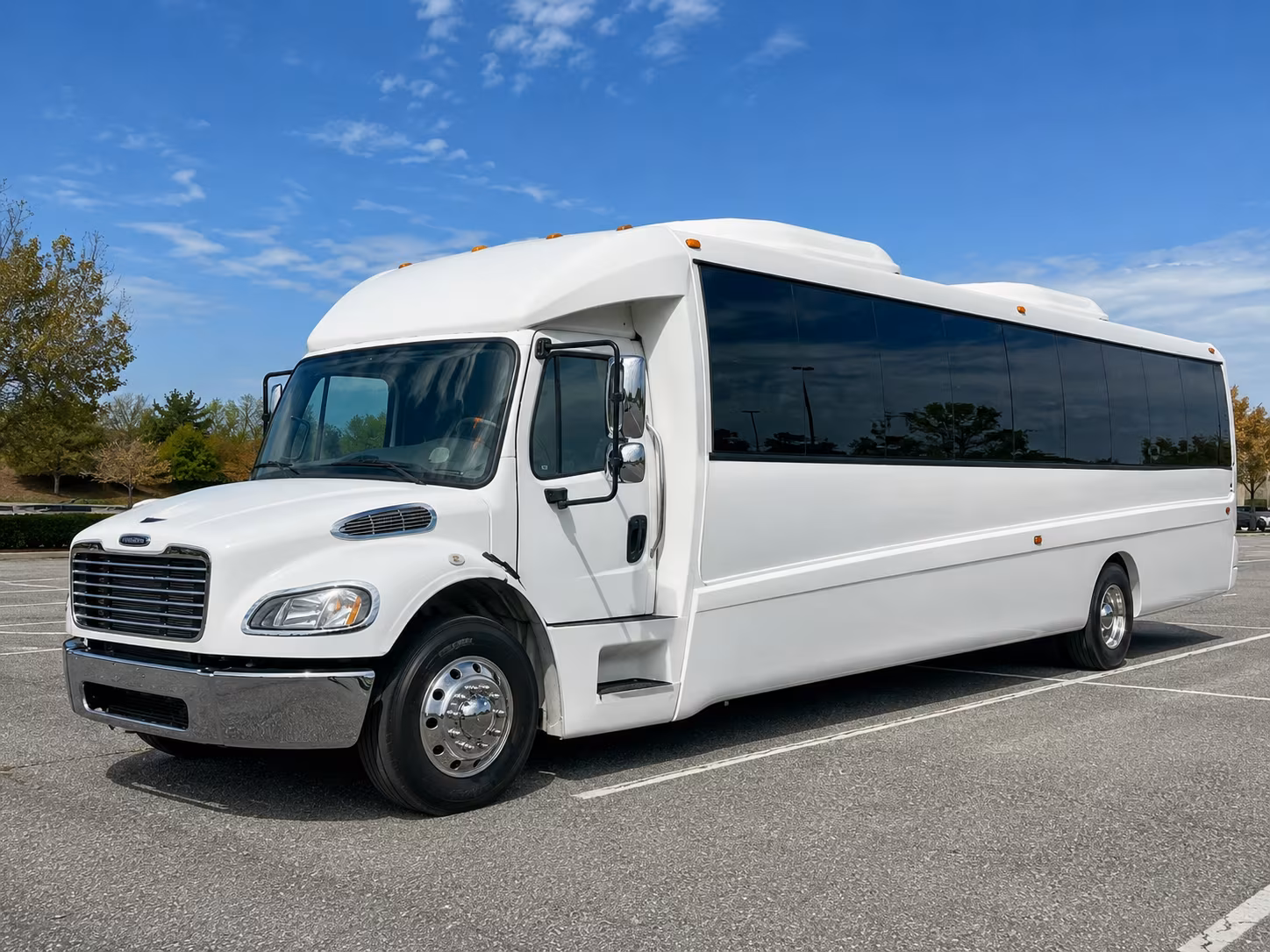 San Francisco Prom & Homecoming Transportation party bus exterior