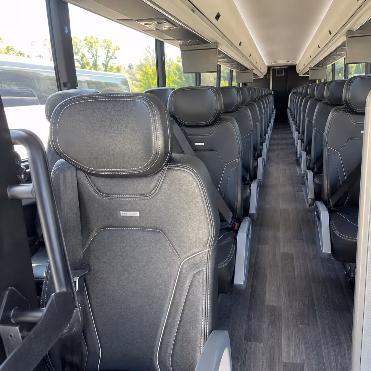 San Francisco School Event Transportation party bus exterior