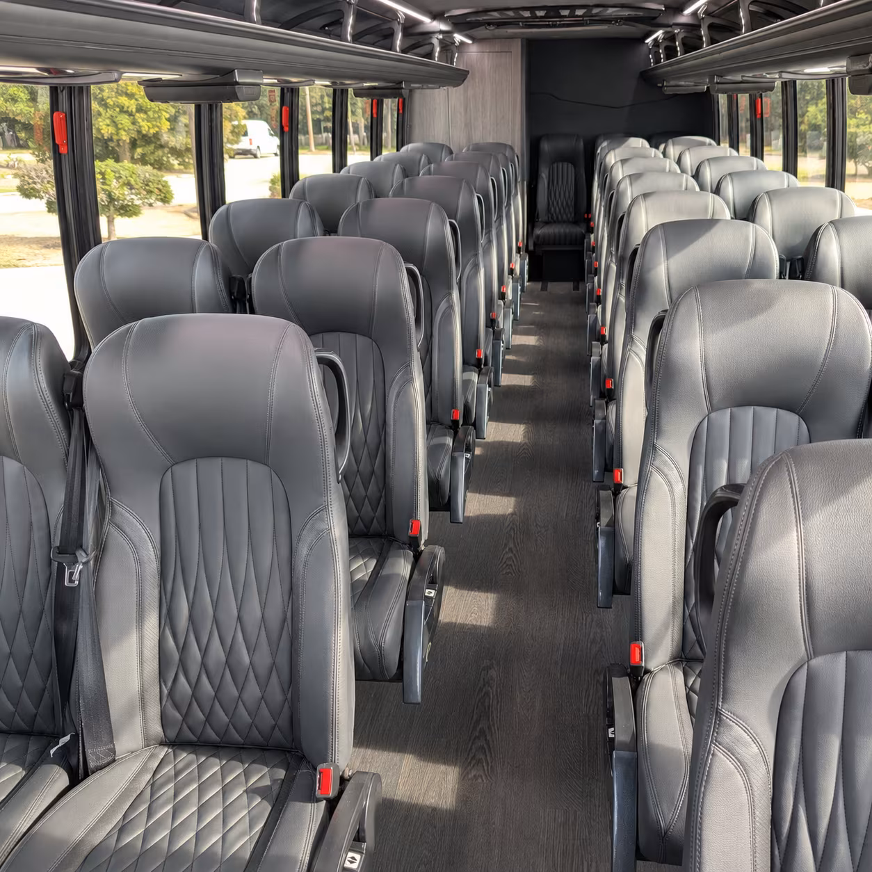 San Francisco School Event Transportation party bus exterior
