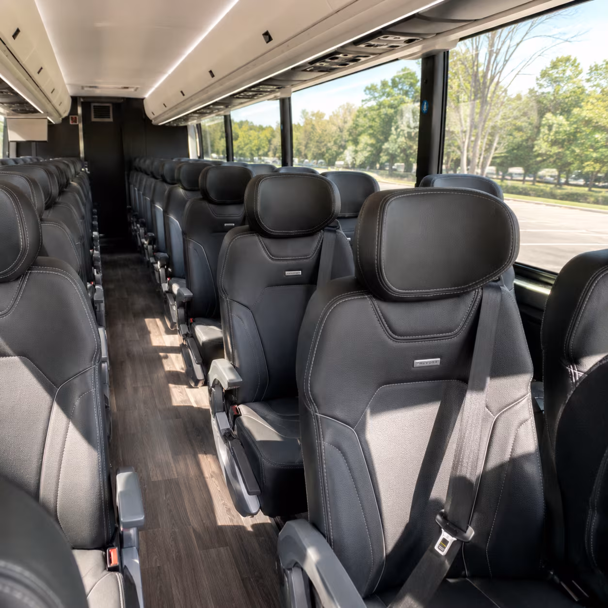San Francisco School Event Transportation party bus exterior