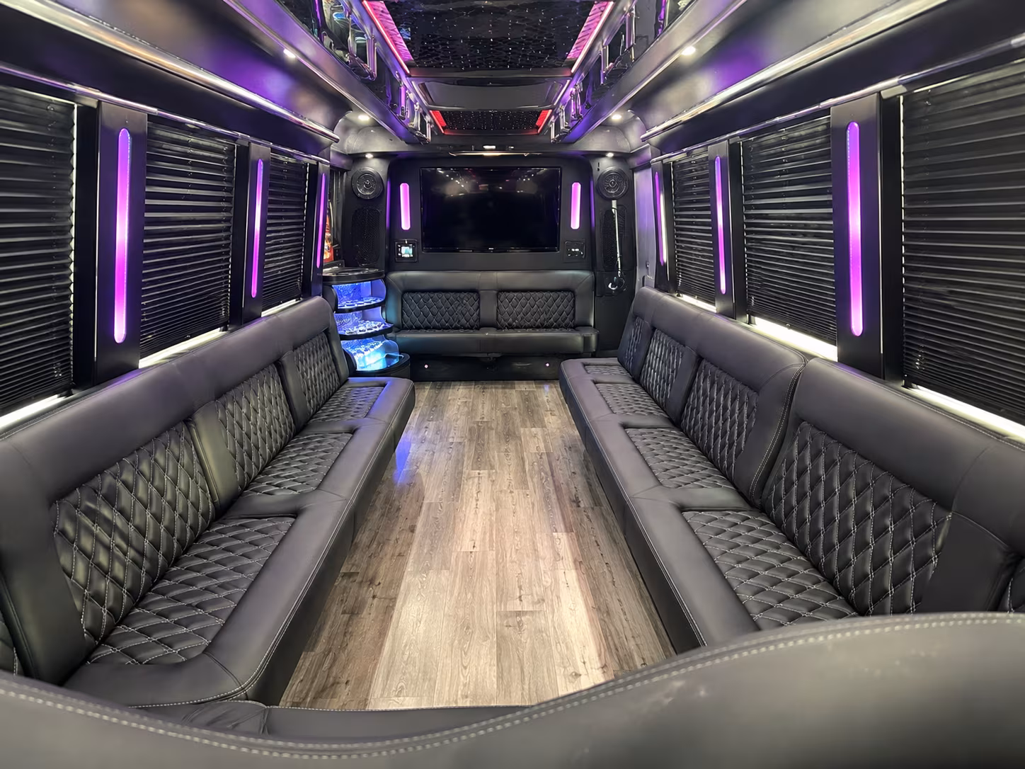 San Francisco Wedding Transportation party bus exterior
