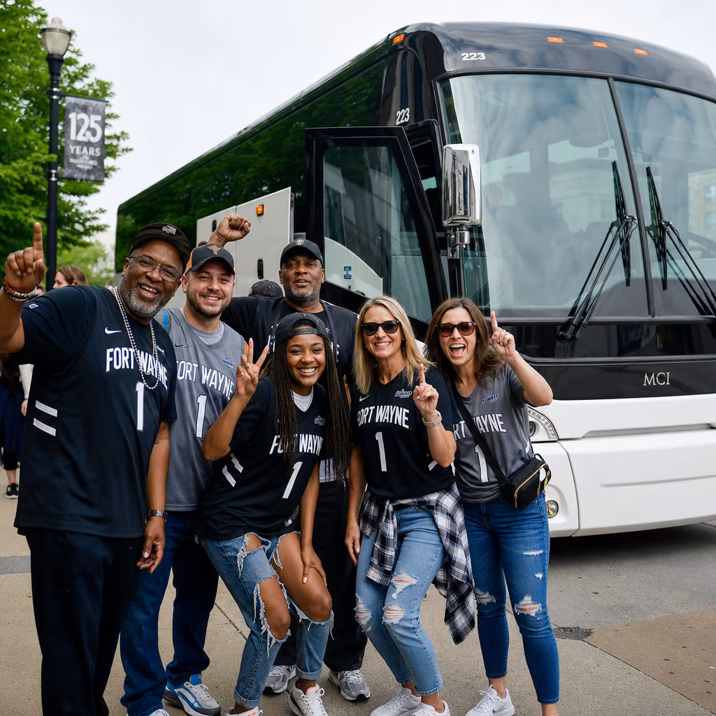 Passengers loading luggage while boarding an San Francisco group shuttle