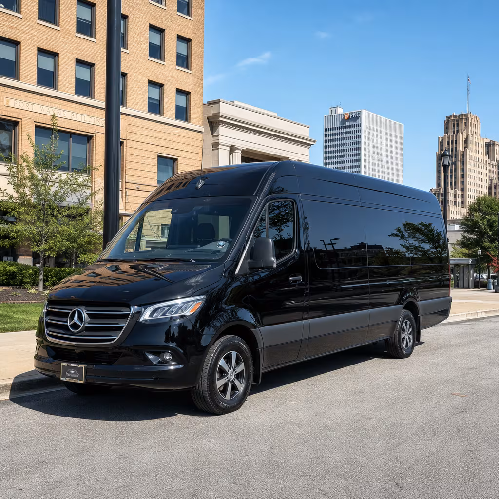 14 Passenger Sprinter Limo Exterior
