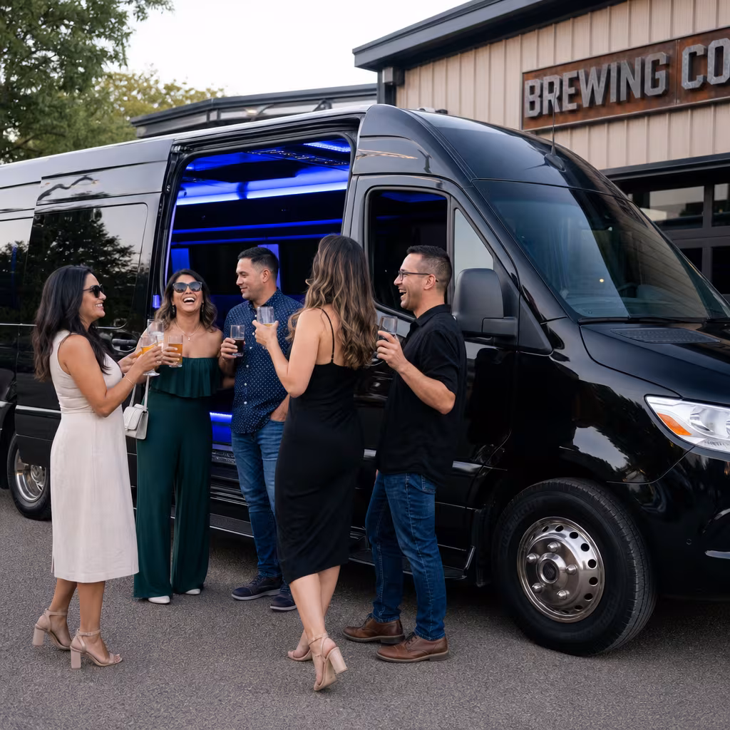 San Francisco Winery & Brewery Tour Transportation fleet vehicle